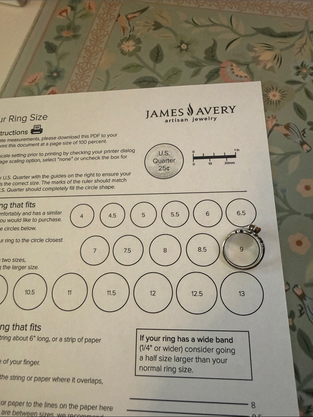 James Avery Spanish Lace Birthstone Ring - Picture 4 of 4